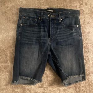 Express Denim Bermuda Shorts